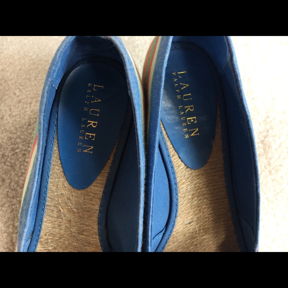 ⬇️ $30 Ralph Lauren wedge shoes size 8 - Picture 6 of 8